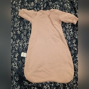 Pink Cotton And Wool Kaiya Baby Sleep Sack With Built In Thermometer